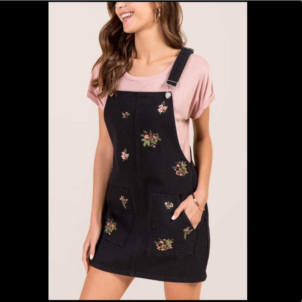 Francesca’s Janessa Embroidered Floral Skirtall
